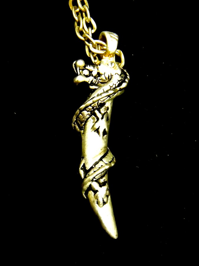 Spiritual Jewelry - Italian Pendant "RARE Diamond Dragon, Final Part of My Astral Travel"